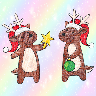 Christmas Star Reindeer