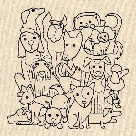 Puppy Dog Collage